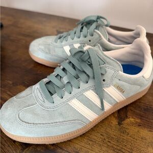 Adidas Samba Shoes - Light Green